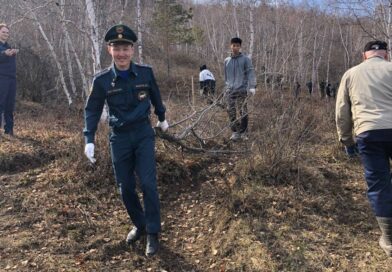 «Зеленая весна – 2022»: экологический субботник провели в лесах у Якутска