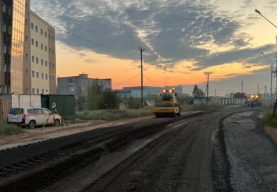 Асфальтирование дорог завершили на 6 улицах в Якутске