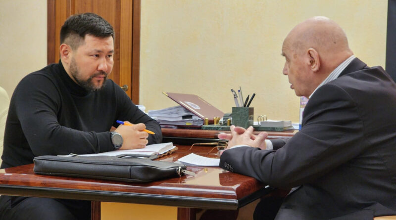 Евгений Григорьев обсудил с Юрием Коркиным вопросы создания системы ливневой канализации